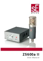 Предварительный просмотр 1 страницы SE Electronics Z5600a II User Manual