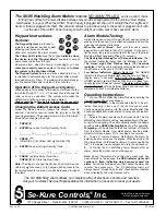 Preview for 2 page of Se-Kure Controls K-9 WatchDog Installation Instructions