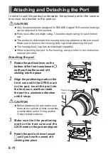 Preview for 12 page of Sea & Sea 06189 Instruction Manual