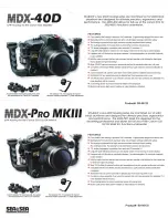 Preview for 4 page of Sea & Sea 2009 SLR Brochure & Specs