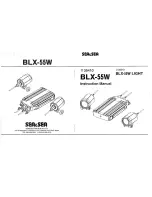 Sea & Sea BLX-55W Light Instruction Manual preview