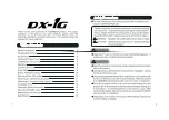 Preview for 2 page of Sea & Sea DX-1G Instruction Manual