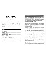 Preview for 2 page of Sea & Sea DX-350D Instruction Manual