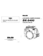 Предварительный просмотр 1 страницы Sea & Sea DX-5400 Instruction Manual