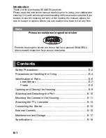 Preview for 2 page of Sea & Sea MDX-40D Instruction Manual