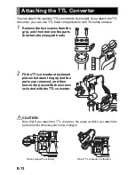 Preview for 14 page of Sea & Sea MDX-40D Instruction Manual