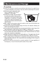 Preview for 24 page of Sea & Sea MDX-a7III Instruction Manual