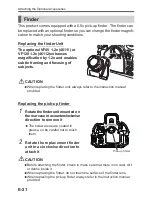 Предварительный просмотр 22 страницы Sea & Sea MDX-EM5 Mark II Instruction Manual