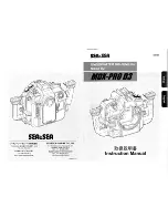 Sea & Sea MDX-PRO D3 Instruction Manual preview