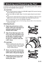 Preview for 12 page of Sea & Sea MDX-Z7 II Instruction Manual