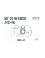 Предварительный просмотр 1 страницы Sea & Sea Motor Marine 35 MX-10 Instructions Manual