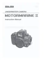 Sea & Sea Motormarine III Instruction Manual preview