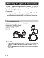 Предварительный просмотр 22 страницы Sea & Sea RDX-D60 Instruction Manual