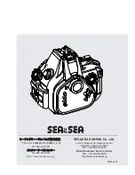 Preview for 26 page of Sea & Sea RDX-D60 Instruction Manual