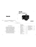 Sea & Sea SX-1000TTL Instructions Manual preview