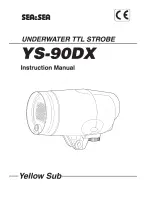 Preview for 1 page of Sea & Sea YS-90DX Instruction Manual