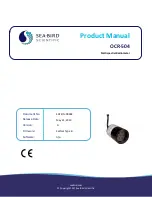 Предварительный просмотр 1 страницы Sea-Bird Scientific OCR-504 Product Manual