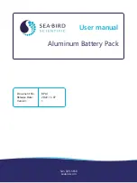 Preview for 1 page of Sea-Bird Scientific SUBMERSIBLEBATTERYPACKS User Manual