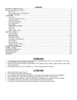 Preview for 2 page of Sea Breeze 423-0104 Operation And Installation Manual