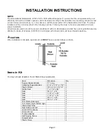 Preview for 5 page of Sea Breeze 423-0104 Operation And Installation Manual