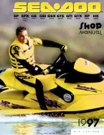 Preview for 1 page of Sea-doo 1997 GSI Shop Manual