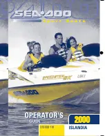 Sea-doo 2000 Islandia Operator'S Manual preview