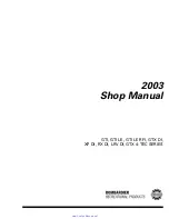 Предварительный просмотр 2 страницы Sea-doo 2003 GTI LE RFI Shop Manual