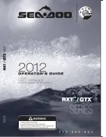 Sea-doo 2012 GTX 155 Operator'S Manual preview