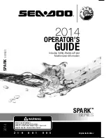 Preview for 1 page of Sea-doo 2014 Spark Series Operator'S Manual