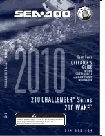 Preview for 1 page of Sea-doo 210 Challenger Series Operator'S Manual