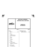 Preview for 110 page of Sea-doo JETSKI Specification Booklet