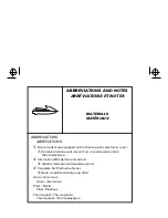 Preview for 124 page of Sea-doo JETSKI Specification Booklet