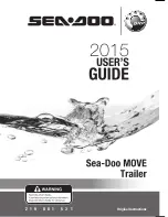 Sea-doo MOVE Trailer User Manual preview