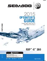 Sea-doo RXP-X 260 Operator'S Manual preview