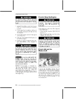 Preview for 68 page of Sea-doo SAR 2018 Series Operator'S Manual