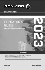 Sea-doo SPARK Series Operator'S Manual preview