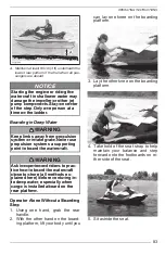 Preview for 85 page of Sea-doo SPARK Series Operator'S Manual