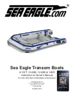 Sea Eagle Boats 10.6SR Instruction & Owner'S Manual preview