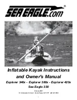 Sea Eagle Explorer 340x Instructions And Owner'S Manual preview