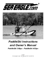 Sea Eagle PaddleSki 395ps Instructions And Owner'S Manual preview