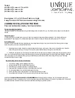 Preview for 1 page of Sea gull lighting Unique Lightscaping 91225-147 Assembly/Installation Instructions