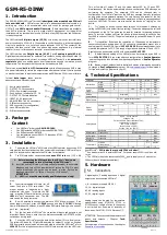 SEA Praha GSM-R5-DINW User Manual preview