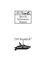 Sea Ray Boats 210 Sundeck Owner'S Manual preview