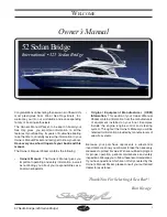 Sea Ray Boats 52 Sedan Bridge Owner'S Manual preview