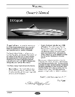 Preview for 3 page of Sea Ray 180 Sport Owner'S Manual