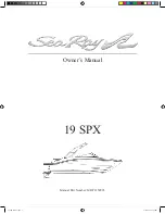 Preview for 1 page of Sea Ray 19 SPX Owner'S Manual