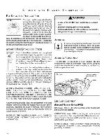 Preview for 10 page of Sea Ray 210 Bow Rider Owner'S Manual Supplement