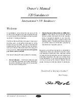 Preview for 3 page of Sea Ray 320 Sundancer Owner'S Manual