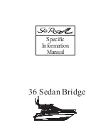 Sea Ray 36 Sedan Bridge Specific Information Manual preview