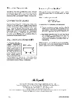 Preview for 2 page of Sea Ray 480 Sedan Bridge Owner'S Manual Supplement